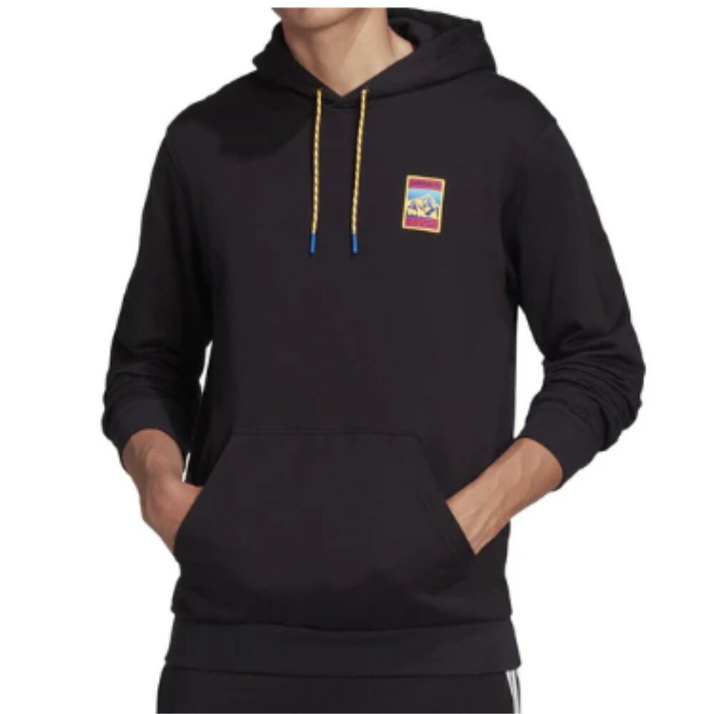 HTF Adidas Adiplore 100% Cotton Black Hoodie
